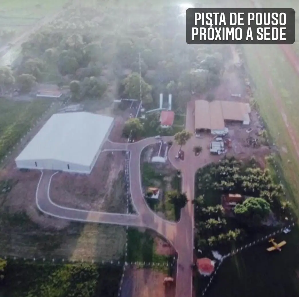 Pista de pouso da fazenda em Porto Alegre do Norte MT